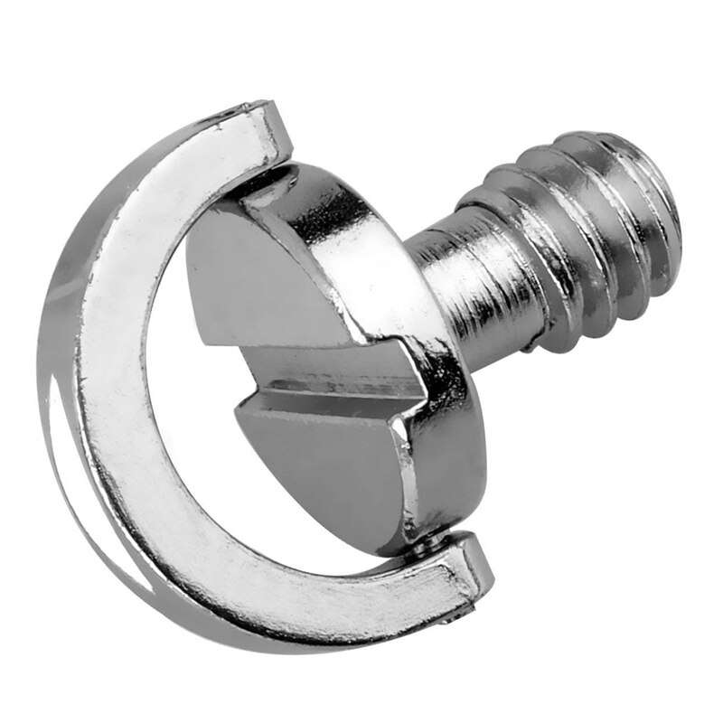 5 Pack 1/4 pollici vite di montaggio a piastra a sgancio rapido d-ring D albero QR vite adattatore supporto per DSLR fotocamera treppiede monopiede QR Plate