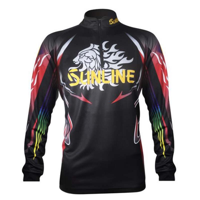 T-shirt De Pêche Homme Anti-UV - Manches Longues - Imprimé Poisson - NEUF Sans étiquette