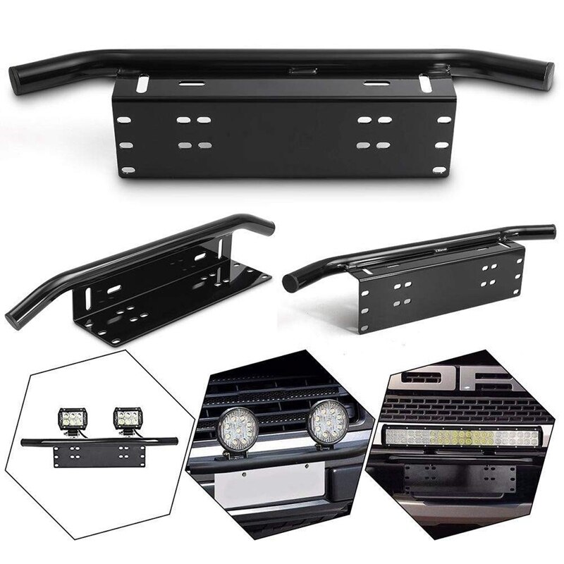 23 Inch Bull Bar Voorbumper Nummerplaat Beugel Offroad Led Licht Houder