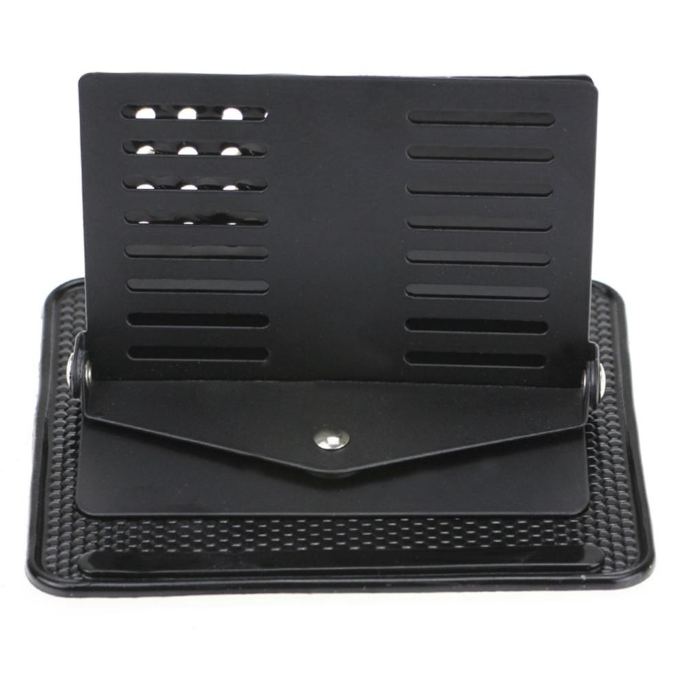 Auto gps siliconen navigatiestandaard auto antislipfolie 90 graden opvouwbare telefoonhouder multifunctionele beugel