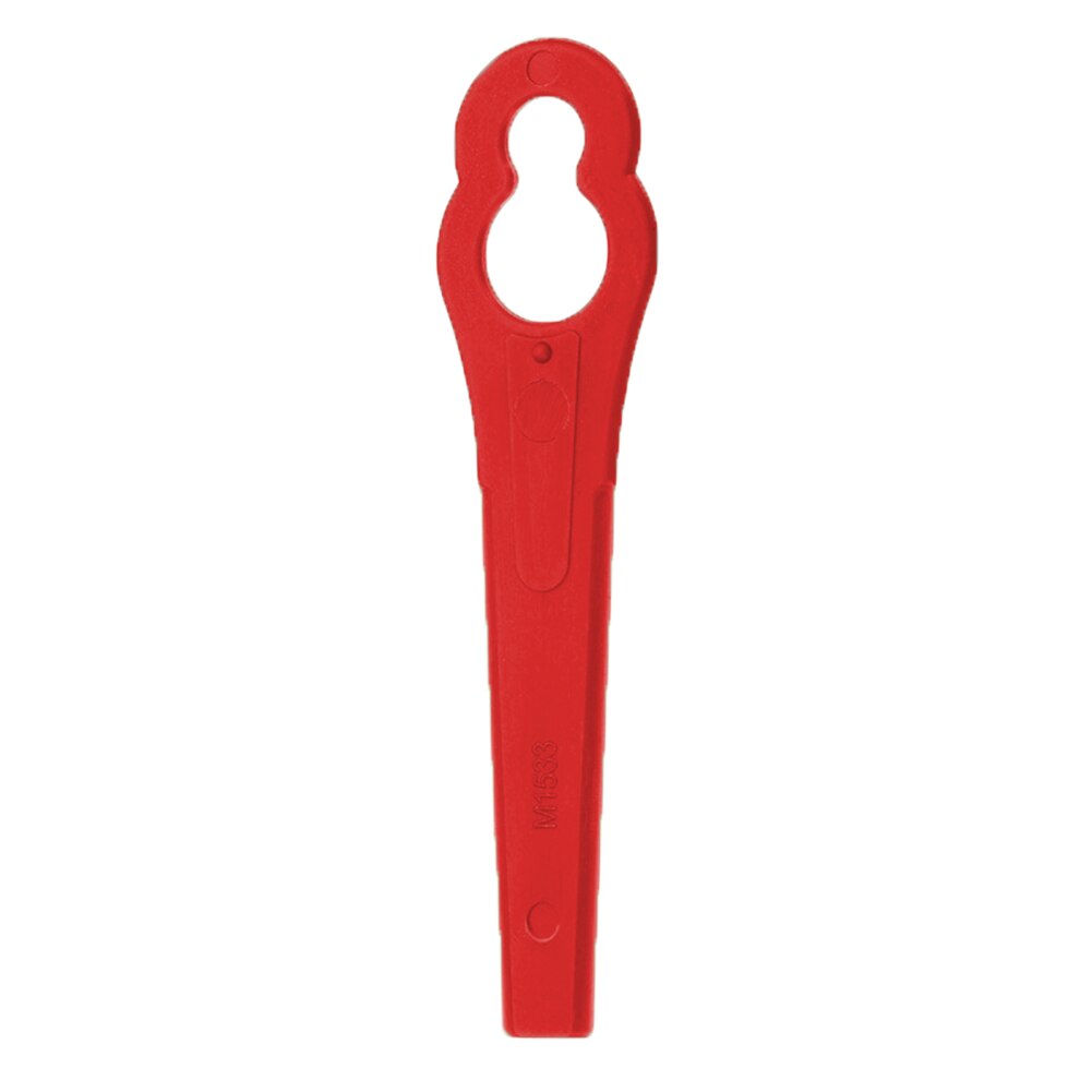 100pcs Plastic Cutter Blades Grass Trimmer Plastic Blades Replacement Grass Trimmer Plastic Blade Brushcutter Garden Accessories: Red