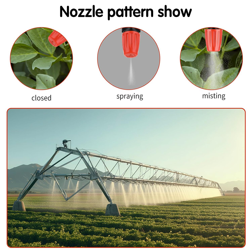 Mistsproeiers Irrigatieset 5M-20M Tuin Automatische Spray Vernevelingsinstallatie Bewateringssysteem Met 4/7 Pe Slang En Connector
