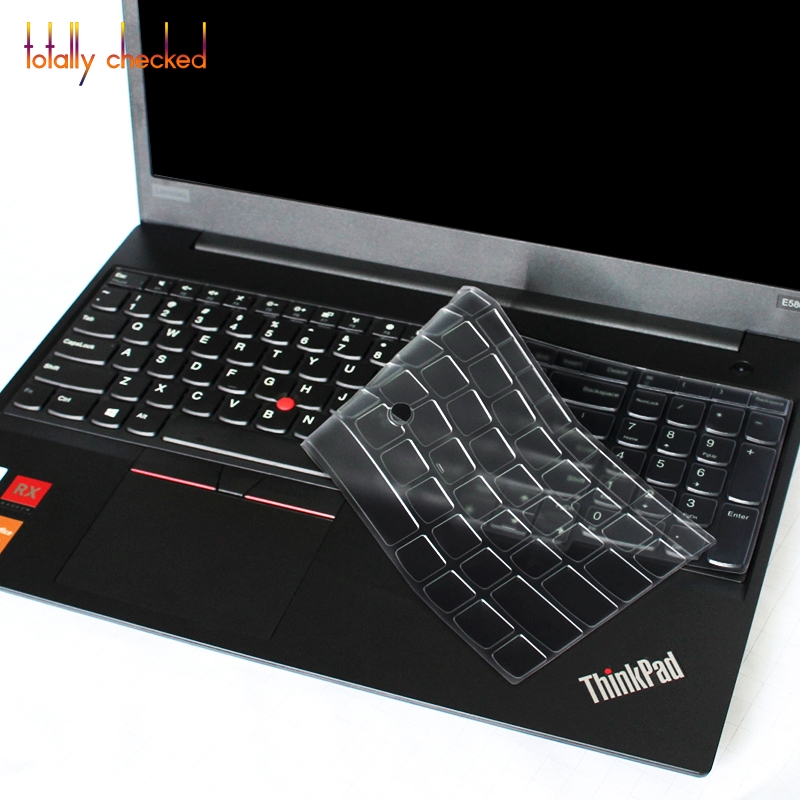 Dla Lenovo Thinkpad T580 P52S E15 E590 E595 E580 L580 15.6 cal laptopa silikonowa klawiatura pokrywa skóry Protector 15 &#39;&#39;2018
