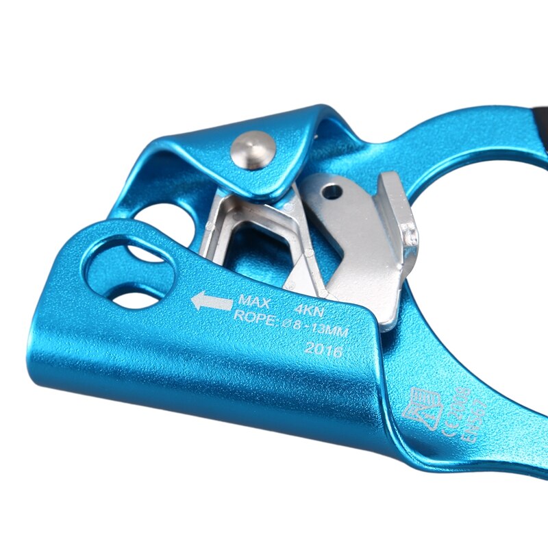 Hand Ascender Rock Climbing Tree Arborist Rappelling Gear Equipment for 8-1M Rope 4KN Load
