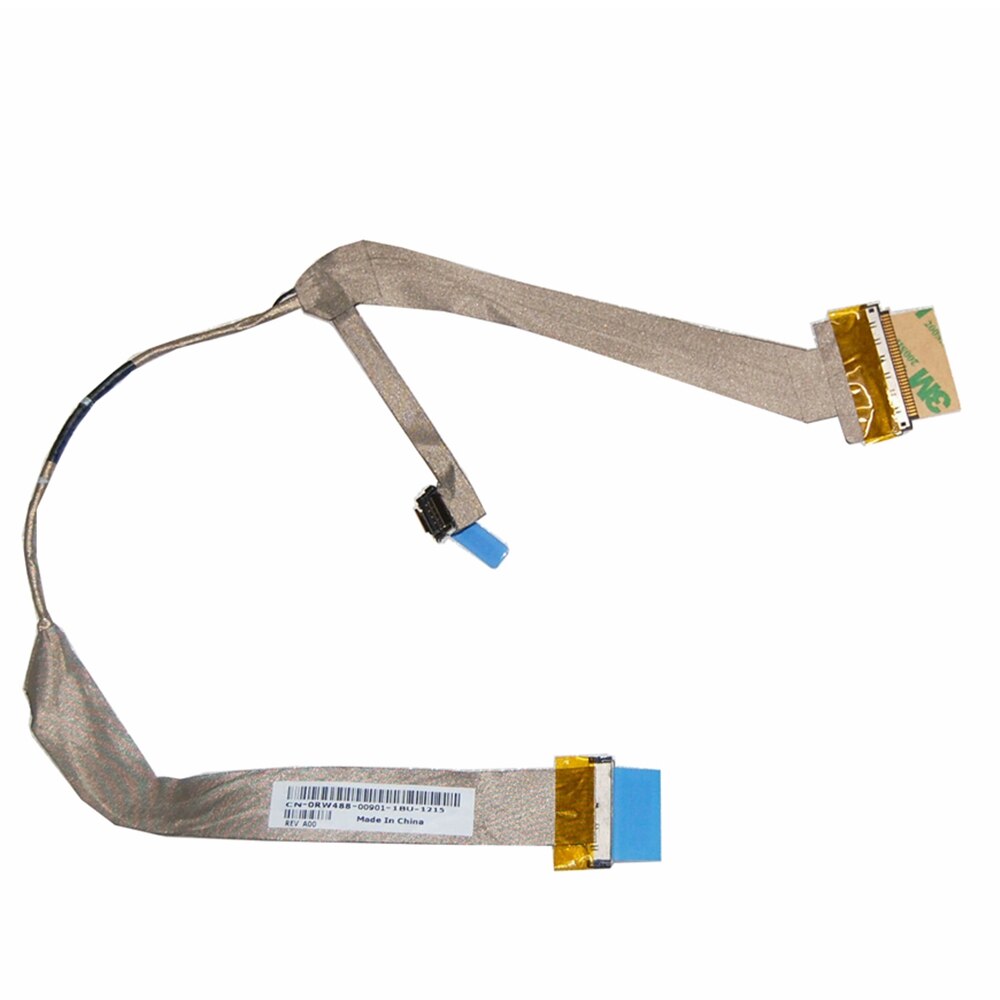 Lvds lcd skærm kabel til dell xps  m1330 1330 1318 pp25l bærbar skærm flex 50.4 c 310.101 0 rw 488