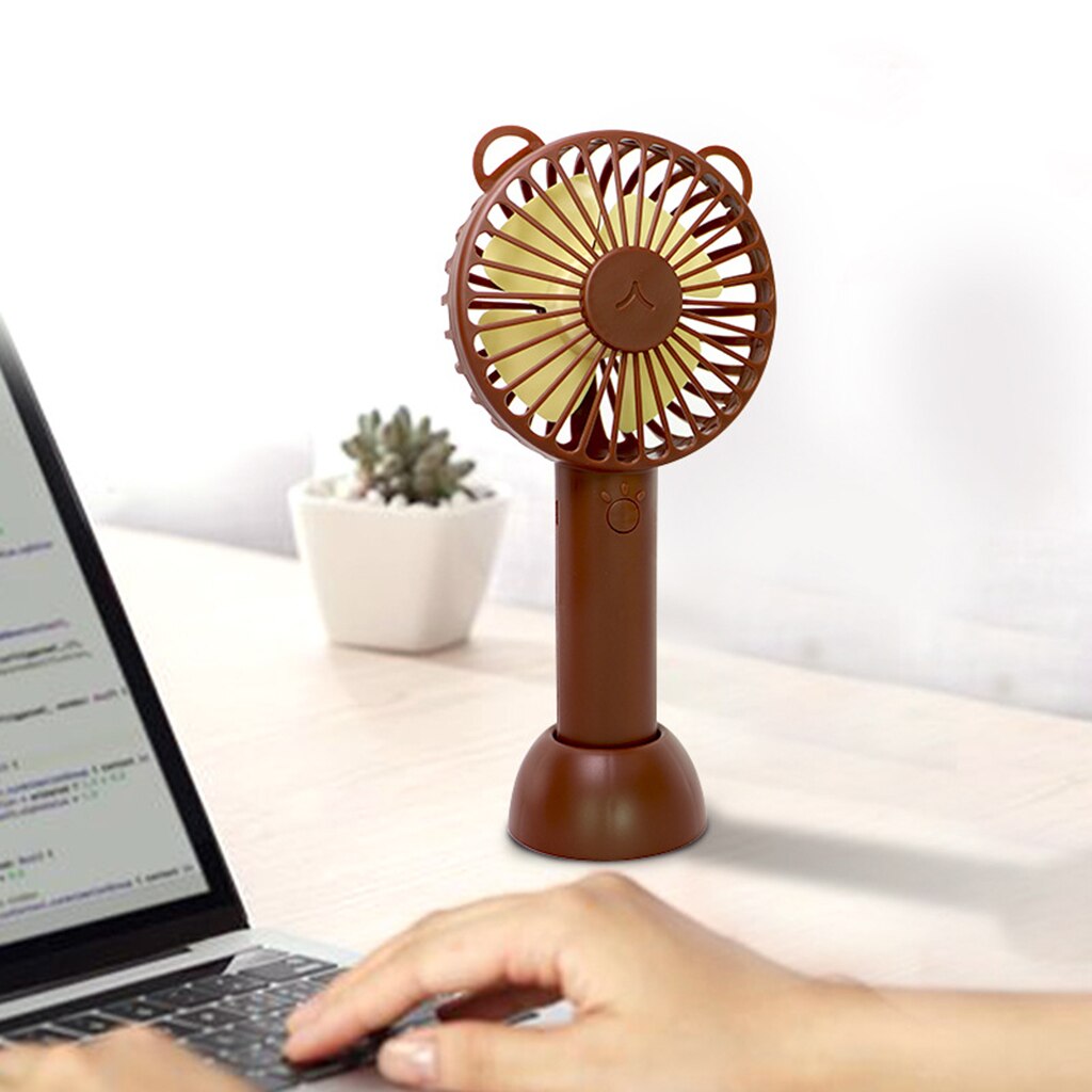 Mini Ventilatore USB Portatile Ricaricabile – Silenzioso, Compatto, Per Scrivania E Esterno - copertina