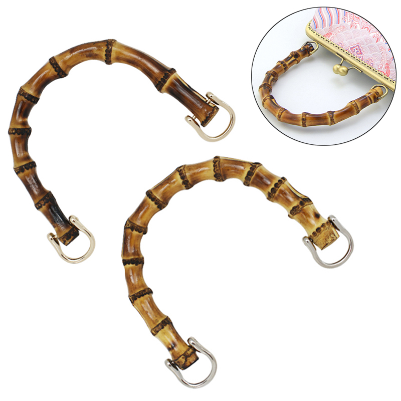 2 st /1 st bästsäljande plastpåshandtag för handväska handgjorda pysselväskor tillbehör med länkspänne handtag för damväska