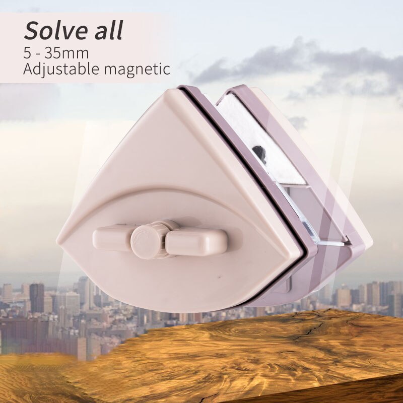 Set For Magnet Window Cleaner Bathroom Clean Double Glazed Glass Windows Brush Cleaning Cleaner Magnetic Handheld Side Windows: 5-35MM