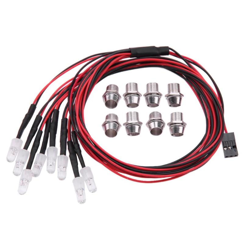 Rc Led 8 Leds RC LED Licht Bausatz für 1/10 RC Auto Lkw R... – Grandado