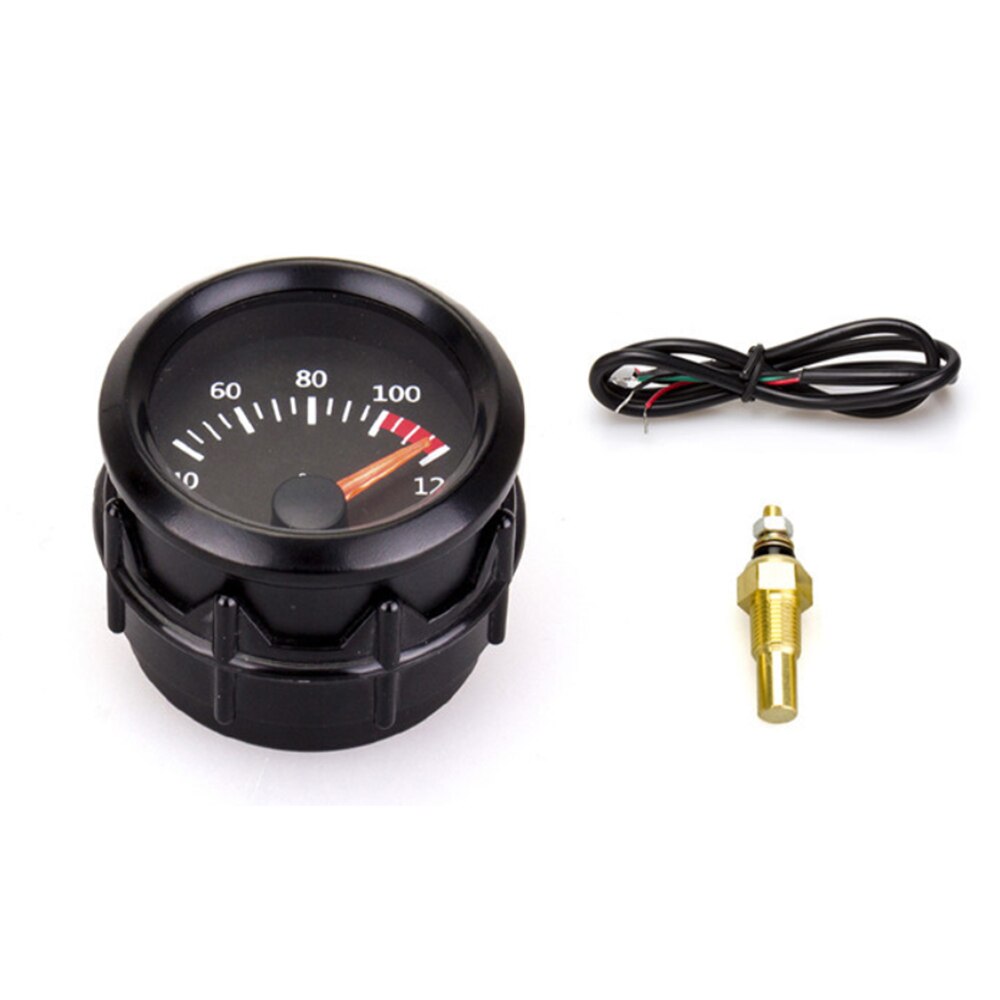 2 "52Mm Auto Gauge Boost/Water Temp/Olie Temp/Olie Druk/Brandstof/Volt gauge/Air Fuel Ratio/Uitlaat Temp Voertuig Meter 12V: Water Temp