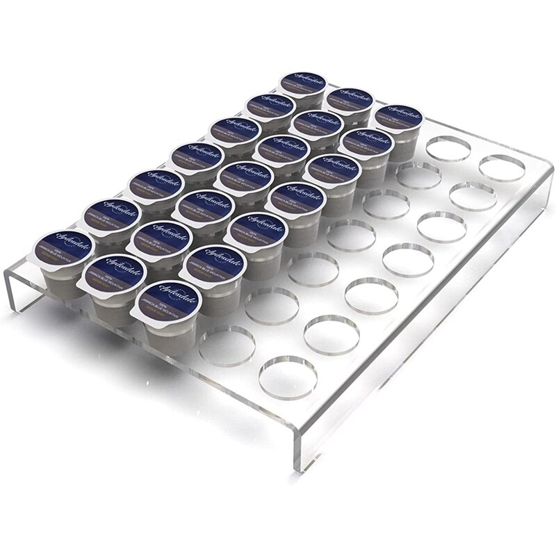35 Hole Acrylic Coffee Capsule Display Rack Coffee... – Vicedeal