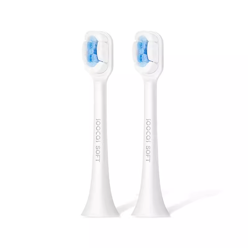 Soocas X3 X1 X5 Vervangende Opzetborstels Voor Xiaomi Mijia Soocare X1 X3 Sonic Elektrische Tandenborstel Hoofd Originele Nozzle jets: WHITE