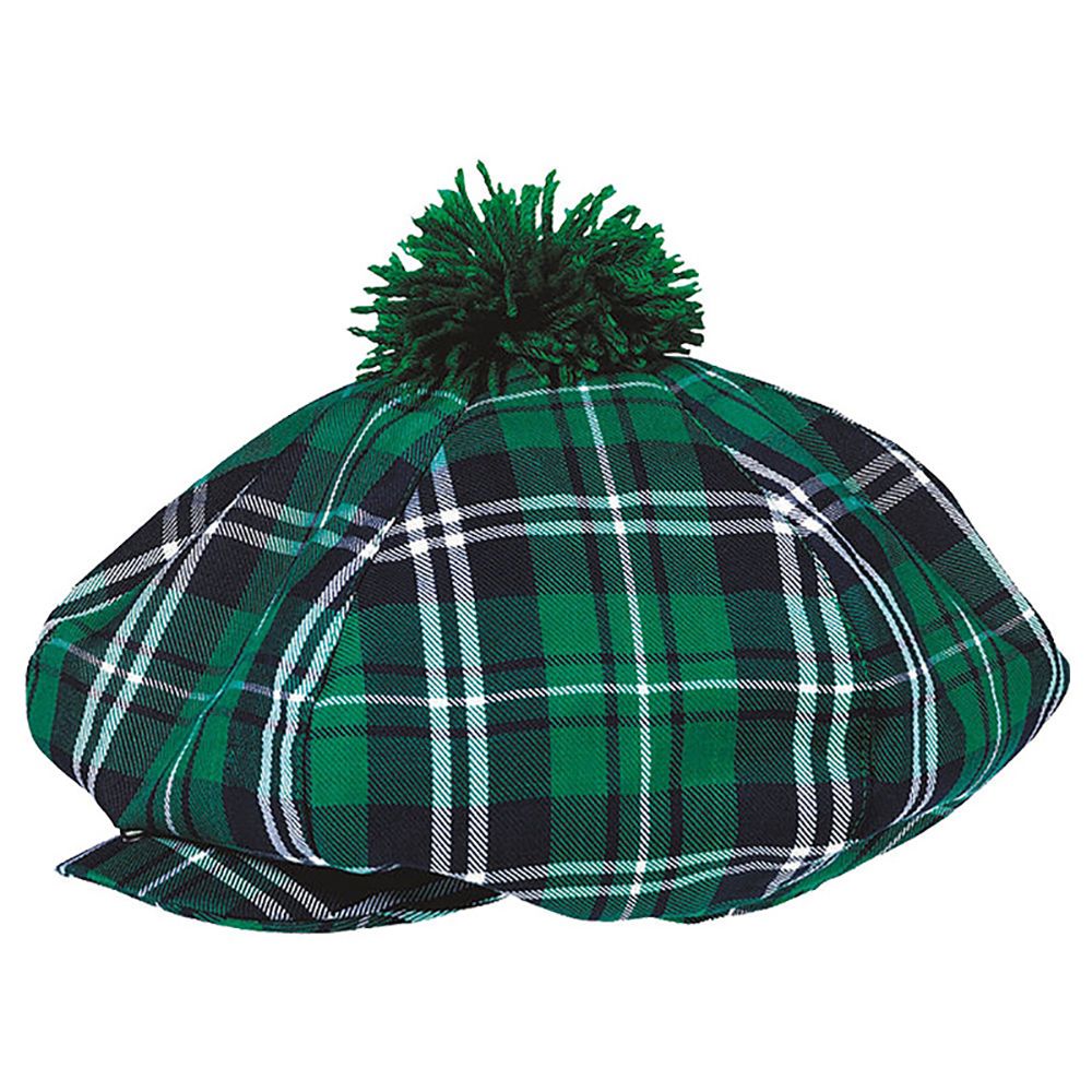 Oversized Green Shamrock Saint Patricks Day Leprechaun Hat White Striped Clover Irish Velvet Top Cap Cosplay Costume