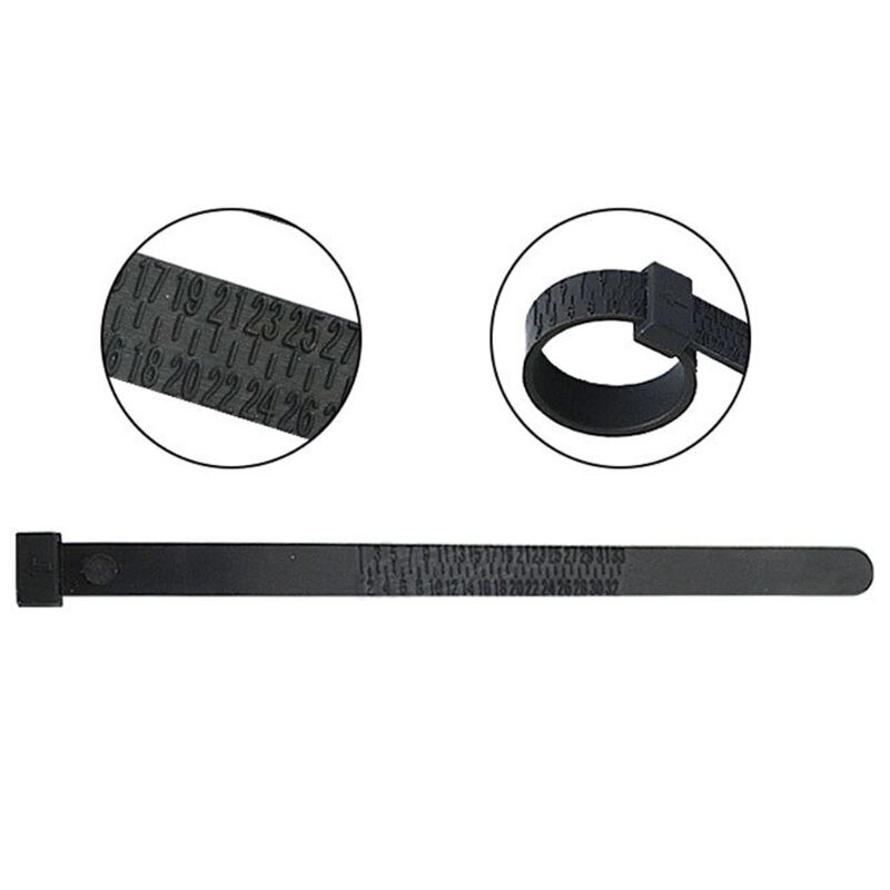 Bagoues de Bague - Tailles US/HK/JP/EU/UK - Portée de Mesure 11.5cm - Matériau PU