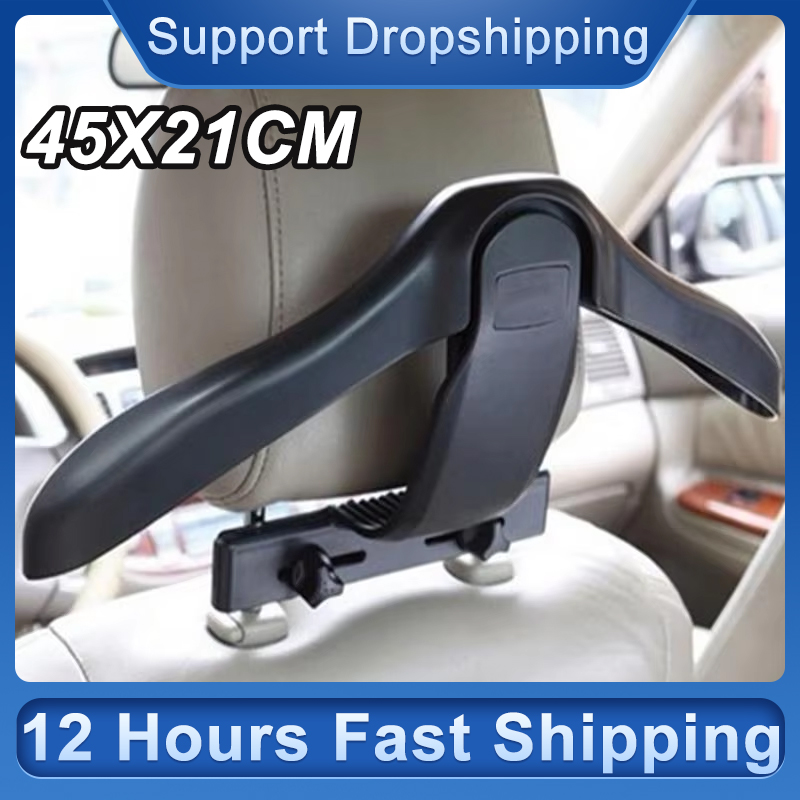 Perchero Universal extraíble para coche, gancho de tela, accesorios interiores, piezas, percha de ropa para automóvil, chaquetas, trajes, soporte, estante de 21x45cm