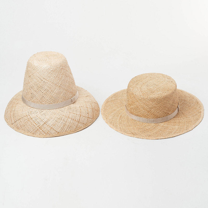 Klassisk unisex sommerhat til mænd kvinder håndlavet cool vævet strå fedora hat stilfuld solhat beige band jazz cap kentucky derby