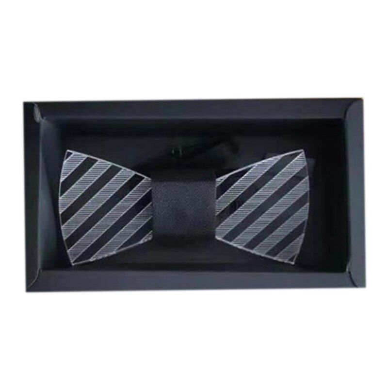 Kreative Bunte LED Leucht Acryl Fliege Farbe Ändern Blinkende Krawatte Halloween Cosplay Kostüm Requisiten: A