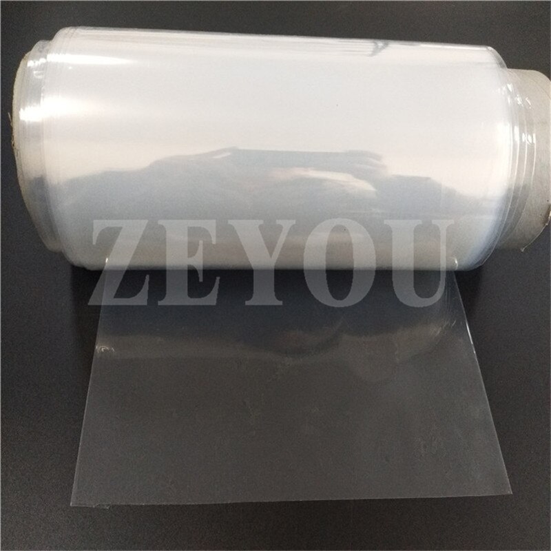0.1mm thickness clear PFA film plastic membrane anti-high temperature 255 degree centigrade size W300*L1000mm