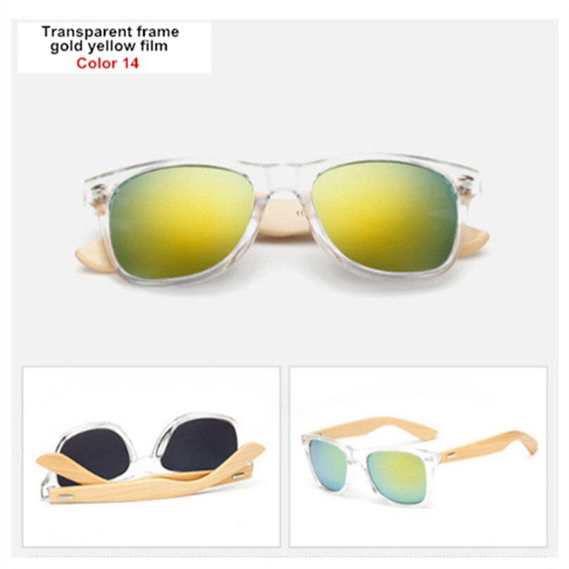 Gafas de sol de bambú para hombre y mujer, gafas de sol Vintage, patilla de madera, gafas de de , gafas de sol de , para hombre y mujer