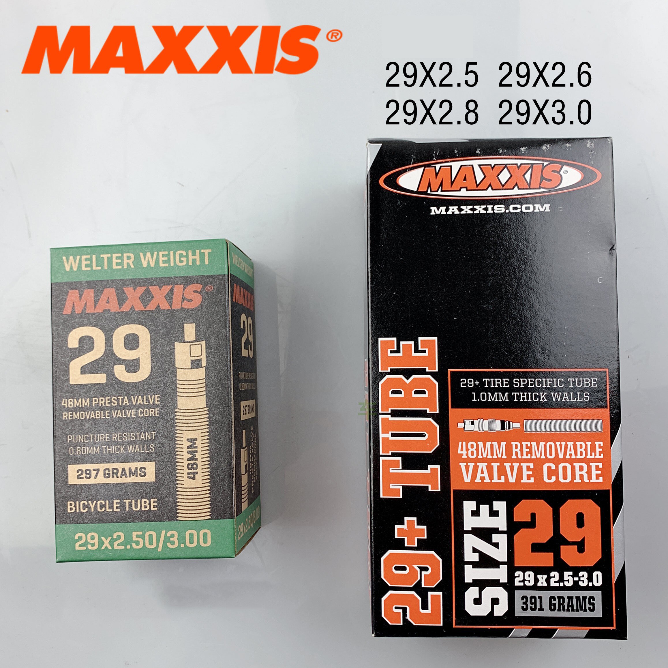 Maxxis 26 freeride kamera dæk 26 x 2.2/2.5 26er mtb cykeldæk indre rør presta / schrader down hill  dh 330g cykeldele