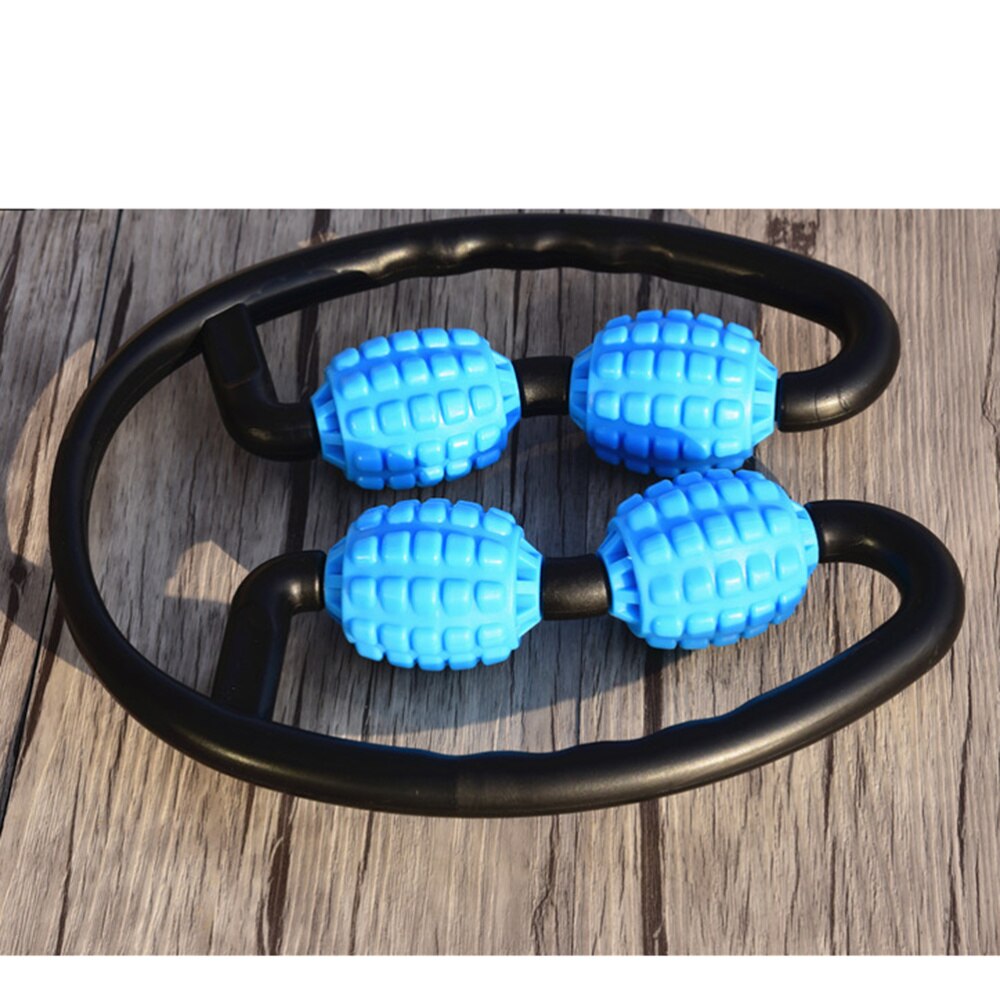 1pc 360 graders massasjeapparat ring form benklips massasjepinne bærbart benrullende massasjeapparat for dame jente gutter kvinner