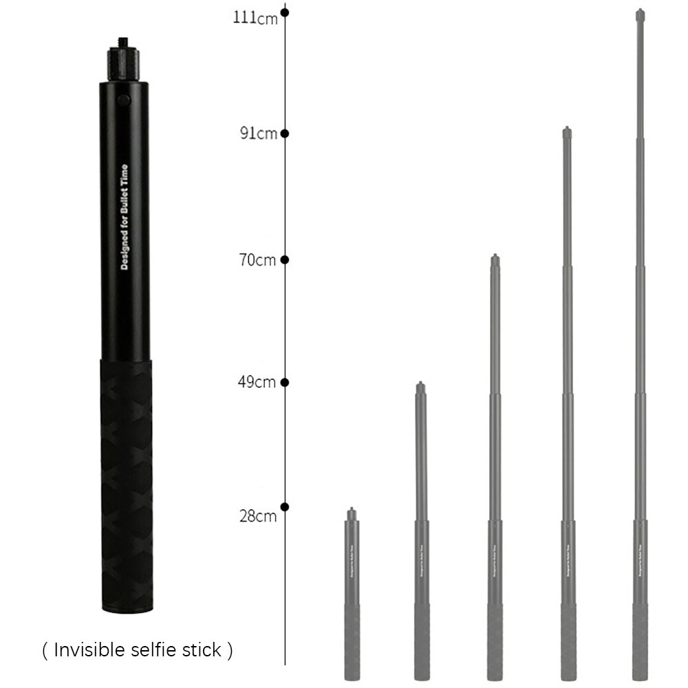 Bullet Time-mango de trípode de rotación para palo de Selfie, accesorio para GoPro Max 9, ONE R / ONE X/ONE, 360