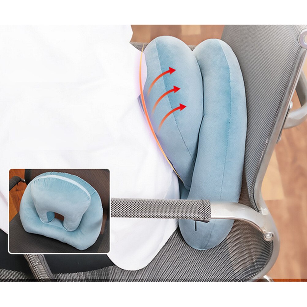 Octopus Hollow Napping Pillow Office Sleepy Pillow Travel Pillow Neck Protection Pillow Back Support Rest Memory Cotton Pillow