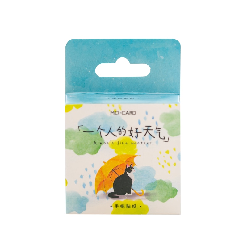 45 Pcs/box Weather Forecast Decorative Sticker Set Diary Album Label Sticker Diy Scrapbooking Stationery Stickers