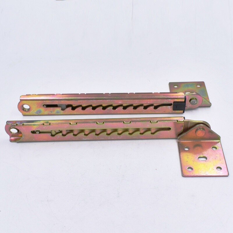 1 Pair Angle Lifting Rod Desk 10/7 Gear Adjusting Hinge Angle Hinge WITH Bracket Cabinet Door Lift Pneumatic Support Hardware