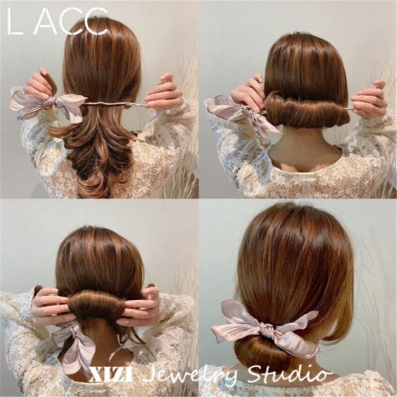 Jahrgang Hülse Perle Haarnadel Brötchen Frisur Haar Stock Frauen Elegante Haarband Blume Haar Hersteller Werkzeuge Haar Zubehör