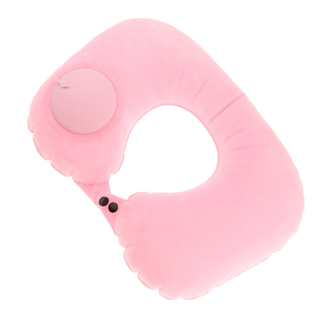 Almohada suave lavable con soporte para el cuello, reposacabezas, viaje, sueño, cuello en U, Camping al aire libre, almohadas inflables, cojines para hombres y mujeres