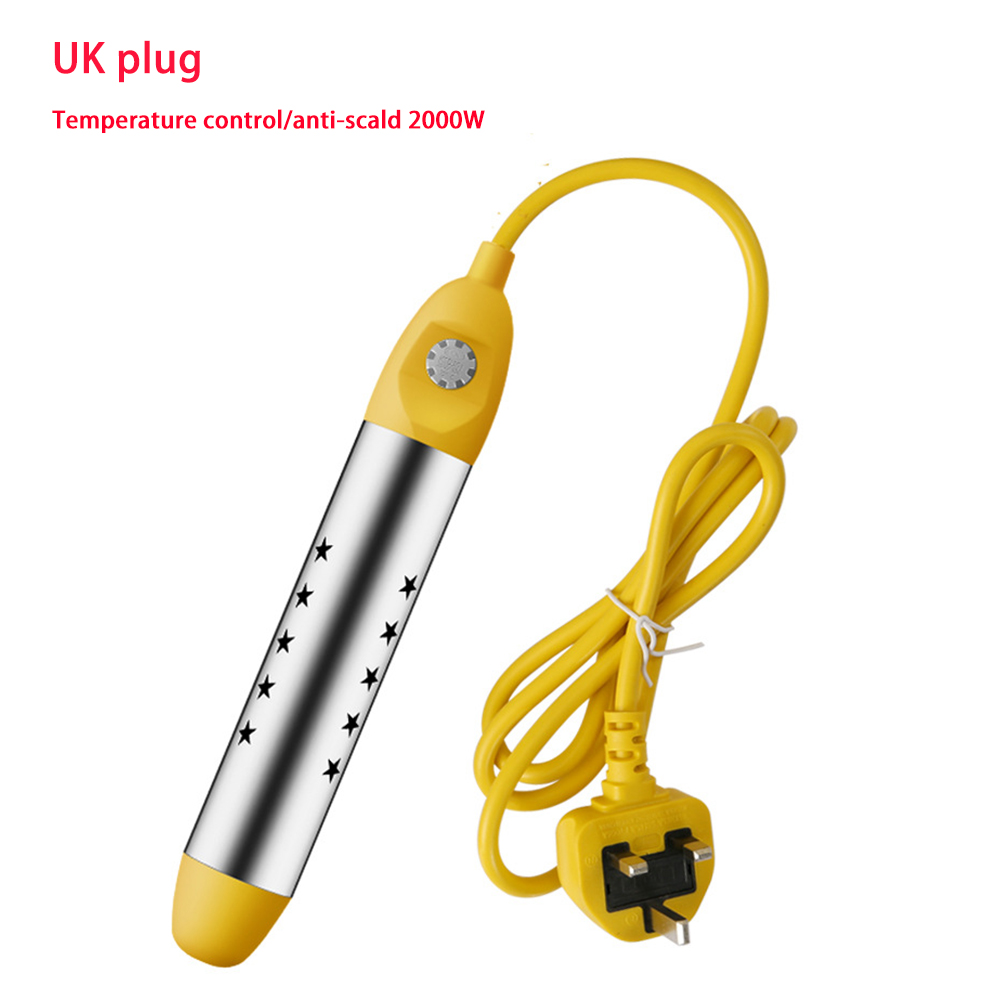 Pool Heater Water Heating Boiler Swimming Solar Bath Tub Immersion Portable Fast Automatic Power Off Intelligent 2000W: Lavender