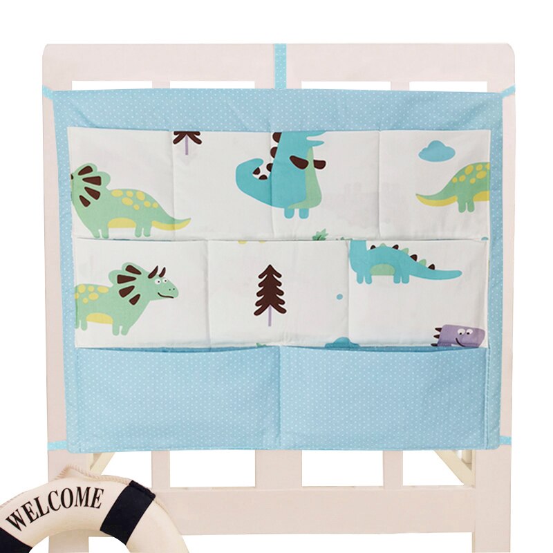 Star Baby Cot Bed Nursery Hanging Storage Bag Crib Organizer Storage Bag 60*50cm Toy Diaper Pocket for Crib Bedding Set: NO8