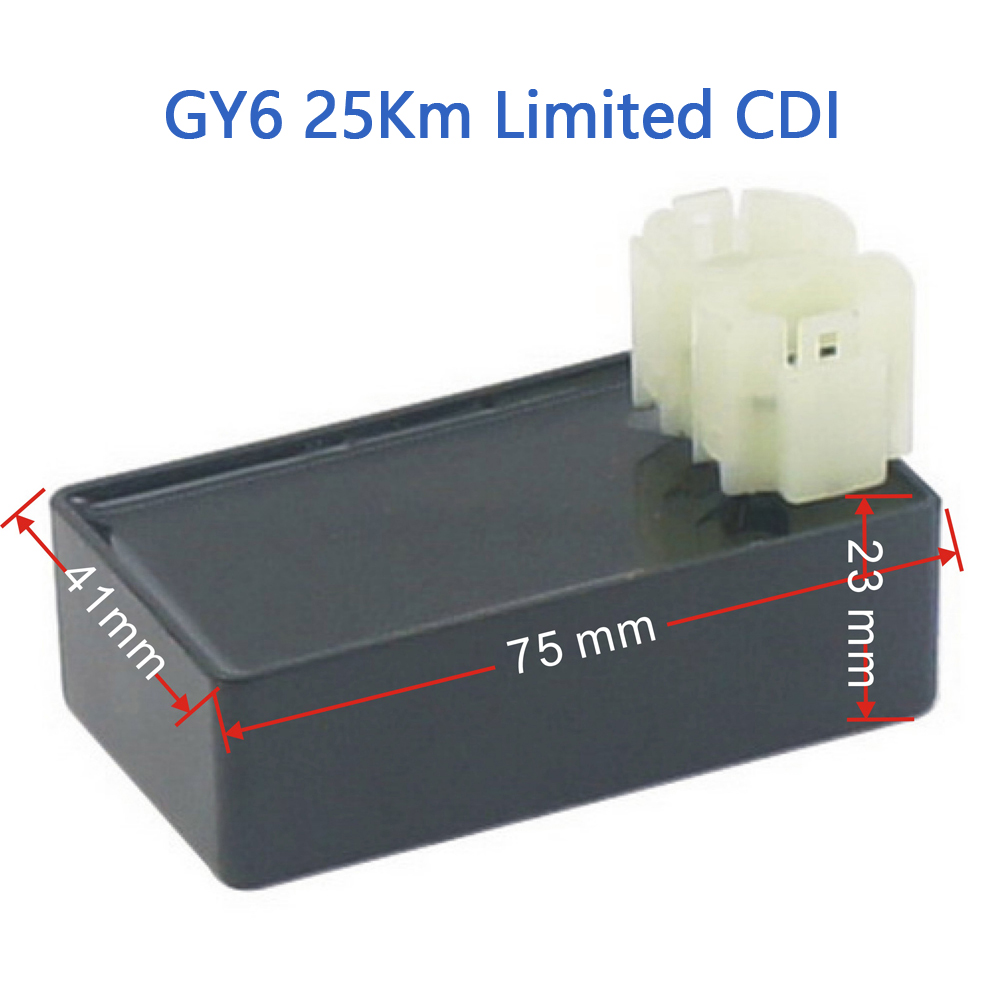 MIGY50-4070F GY6 25Km Limited CDI For GY6 50cc 4 Stroke Chinese Scooter Moped 1P39QMB Engine