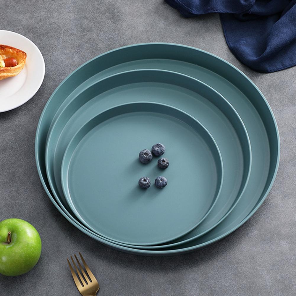 Shockproof Serving Tray Anti-deformed PP Coffee Tea Exquisite Fruit Tray for Living Room