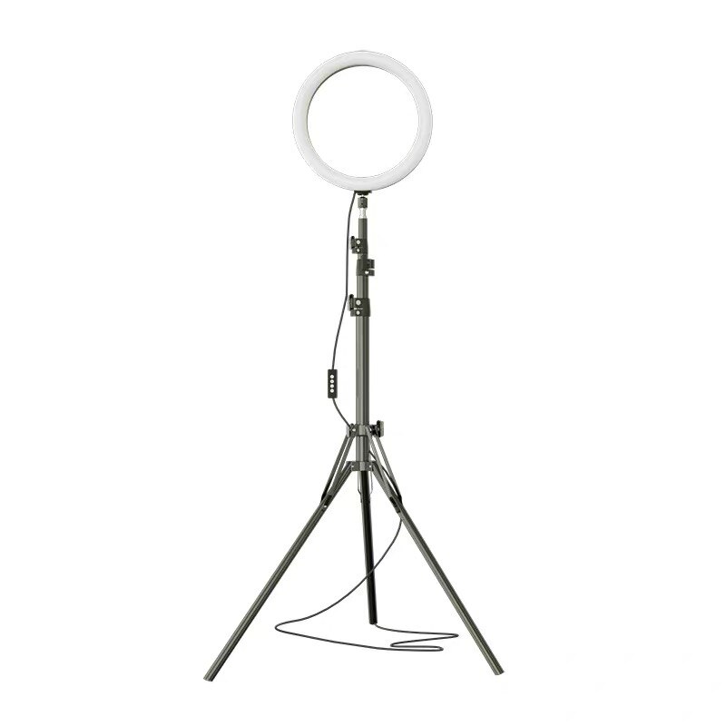 33Cm/13Inch Dimbare Led Selfie Ring Licht Met Statief Usb Selfie Licht Ring Lamp Grote Fotografie Ringlicht met Stand Voor Mobiele