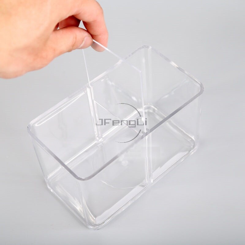 JFENGLI Betta Fish Display Case Double Guppies Hatching Incubator Isolation Acrylic Mini Aquarium Tanks