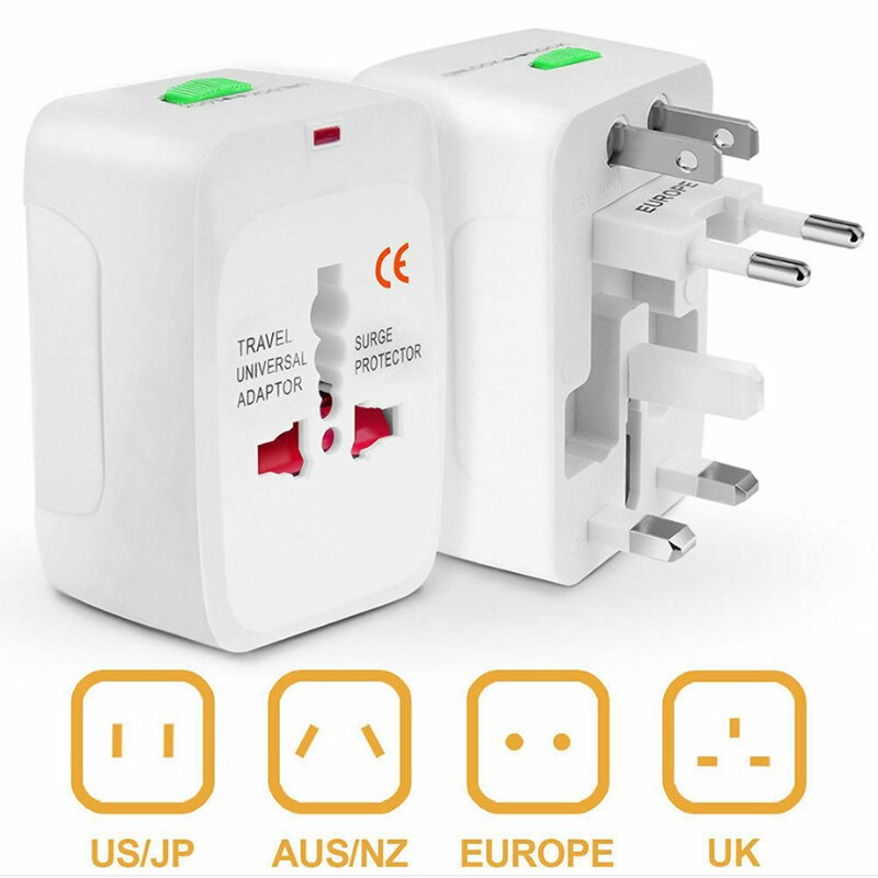 Usb Power Outlet Plug Socket I Use Adapter US UK AU EU Electric All-in-One International Conversion Universal Multifunction