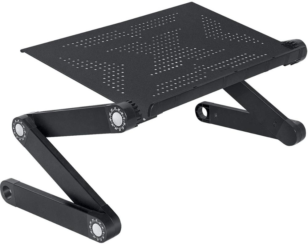 Adjustable Laptop Table - Foldable Lap Desk for Sofa Bed - Aluminum Portable Bed Tray