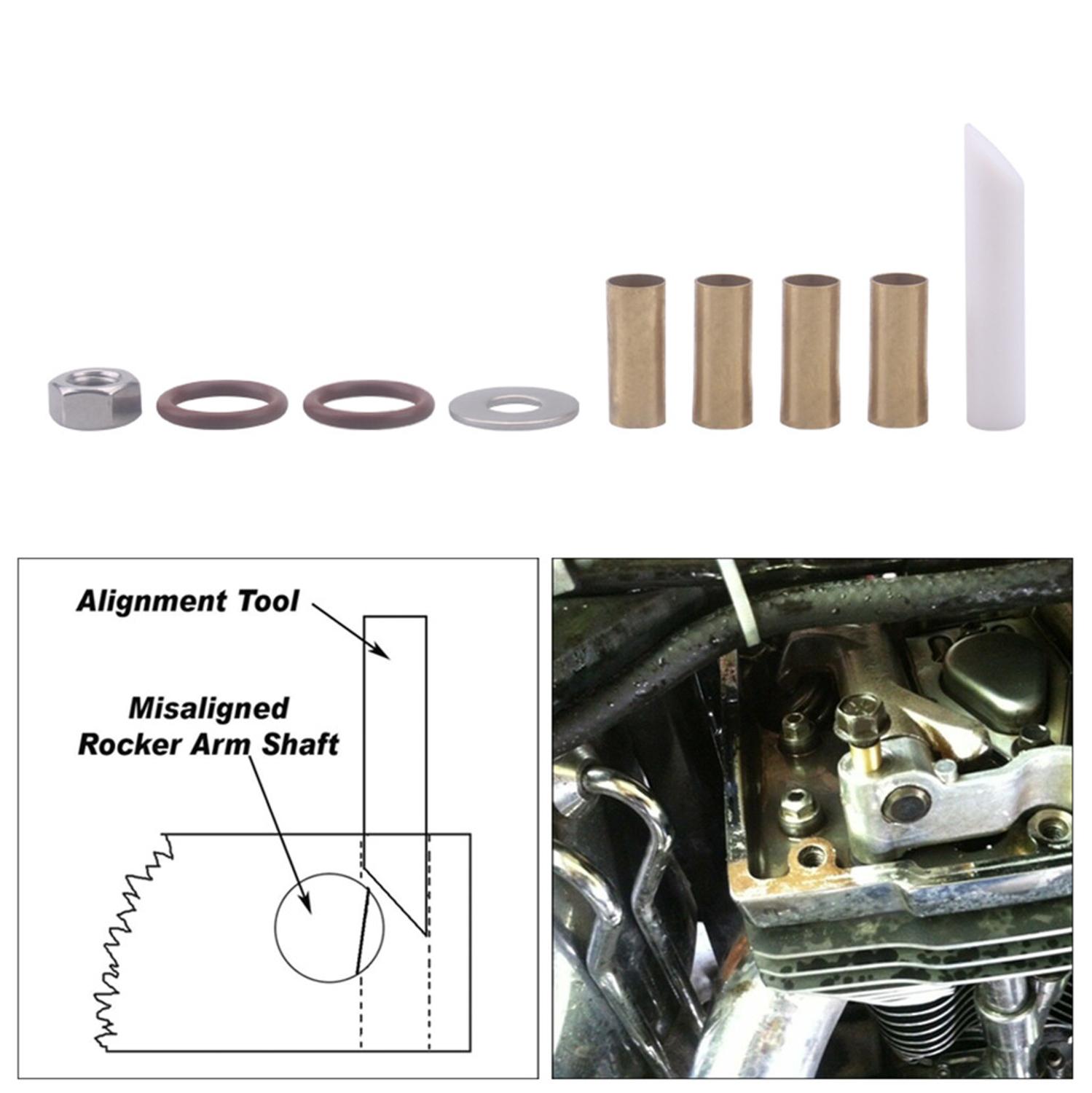 Rocker Lockers Twin Cam ~ End Ticking Noise Replace The Rocker Base Gaskets O Rings For Harley #1126