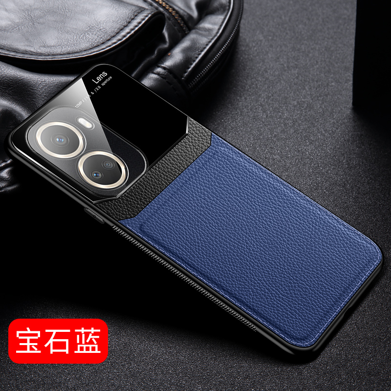 Pokrowiec na Huawei Nova 10 se etui PU skóra tylna pokrywa dla Huwei nova 9 10 zawodowiec 9se 10se etui nova9se nova9se Coque 10: ABS / czarny