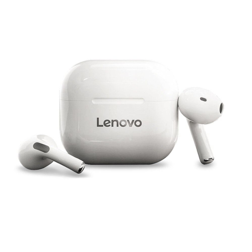 Original Lenovo LP40 drahtlose kopfhörer TWS Bluetooth Kopfhörer Touch Control Sport Headset Stereo Ohrhörer Für Telefon Android: 1x white