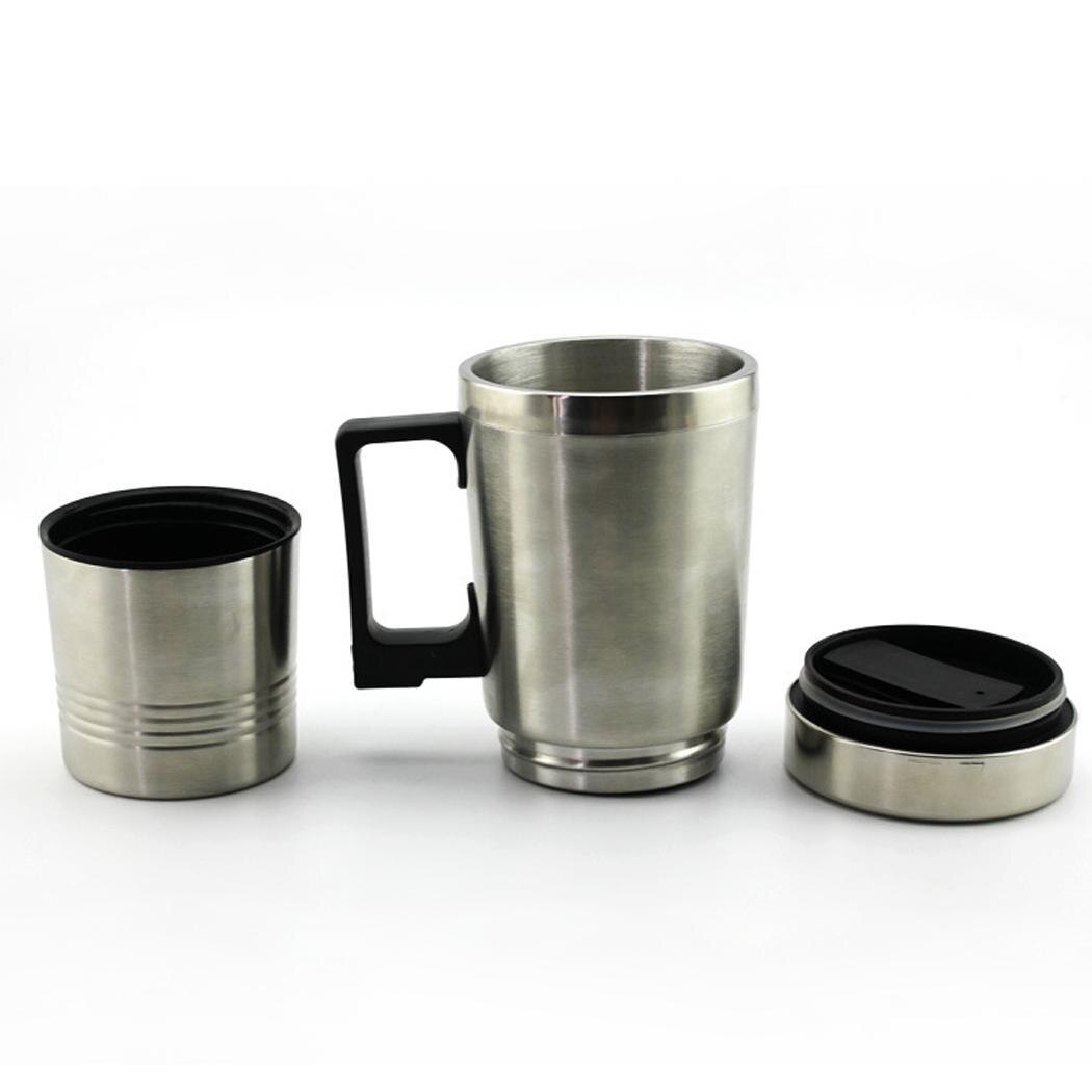12 v 24 V Auto Waterkoker Draagbare Reizen Auto Boiler Mok Auto Plug-In Verwarming Cup Isolatie Elektrische cup Tazer Electrico met Deksel