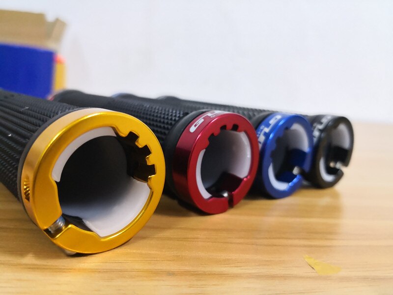1 paar Fietsen Afsluitbare Handgreep Voor Fiets MTB Road Bike Stuur Fiets Grip Bike Aluminium + Rubber 4 kleuren
