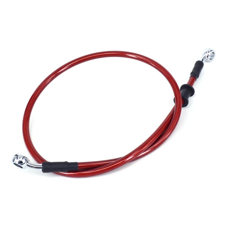 Motorcycle Braided Brake Clutch Oil Hoses Lines Pipes Cables 500mm-2000mm Motorcycle Bike: 60cm Red
