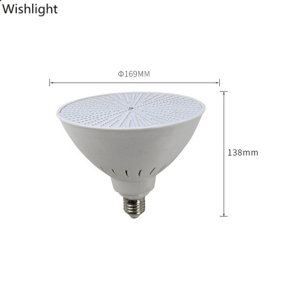 35/45W Swimming Pool Lamp with Remote Control RGB Underwater LED Light Waterproof Submersible E27 Garden Party Pool Lighting