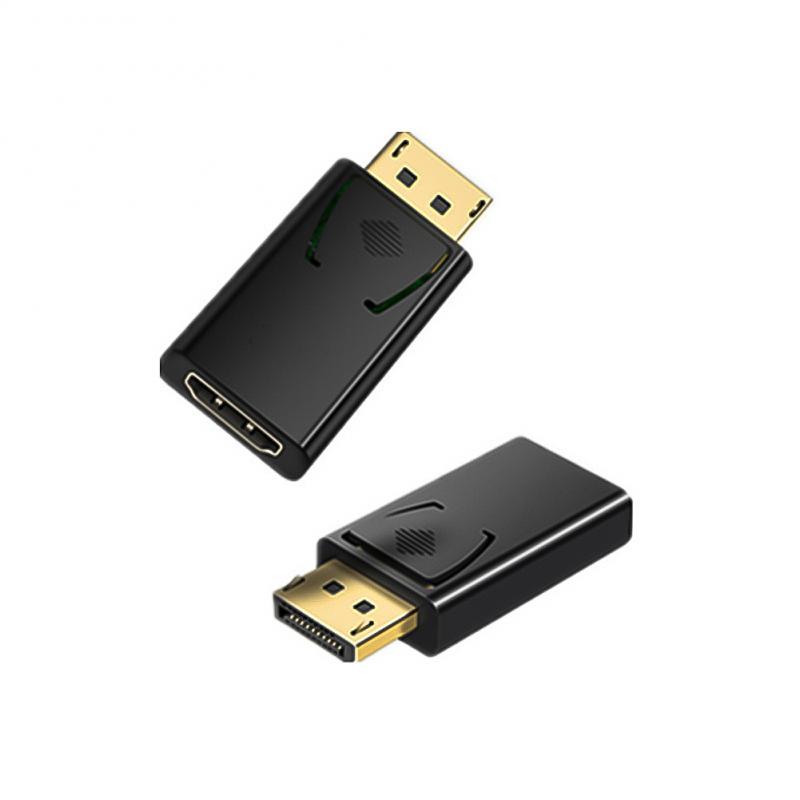 1 ~ 10pcs dp zu hdmi-kompatibler Adapter für PC-TV-Kabel Computer Monitor Konverter vergoldet/vernickelt Stecker Displayport USB-Adapter: WHITE