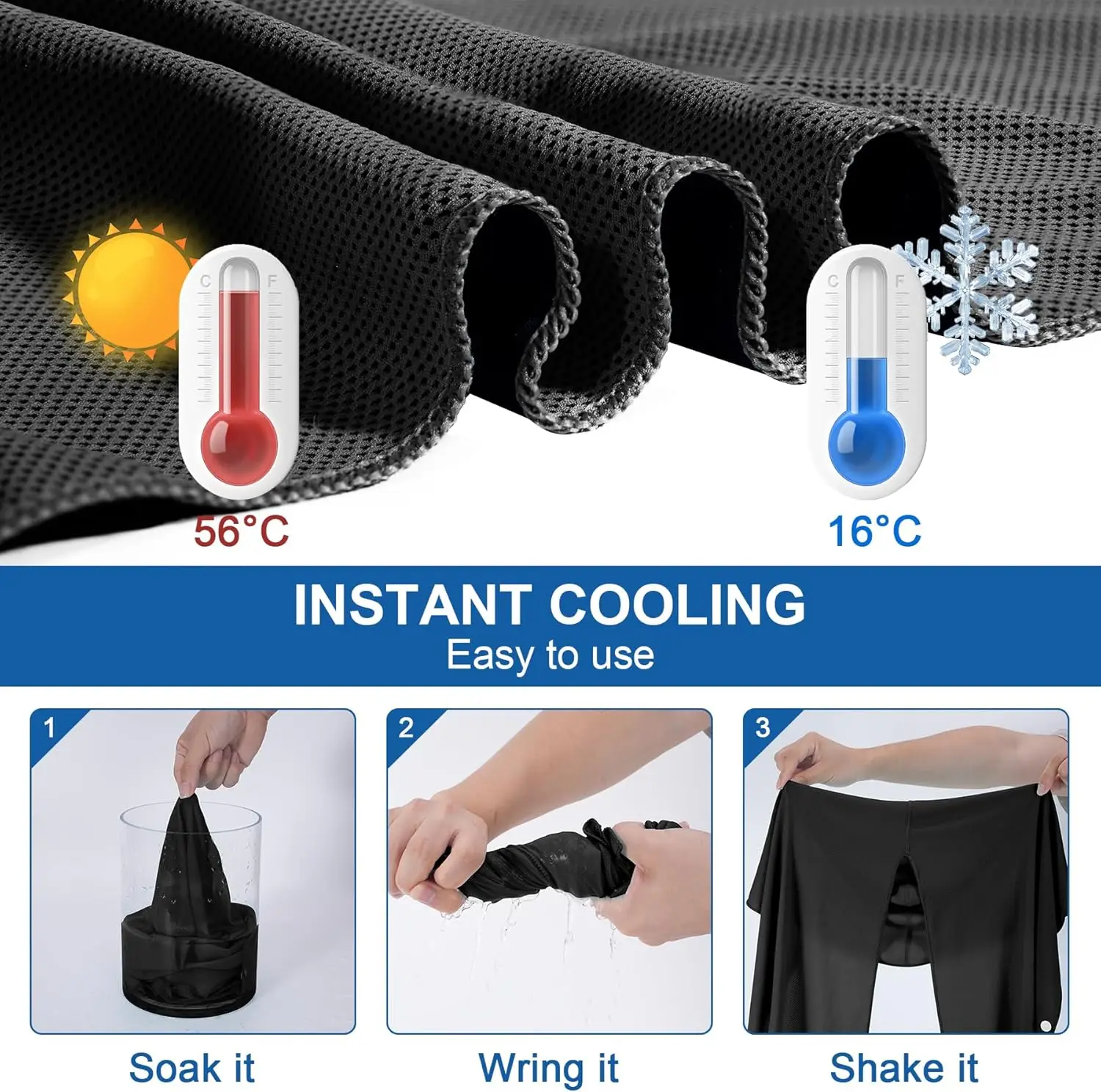 Zomerkoeling Hoodie Handdoek Zweet-Absorberende Koele Anti-Uv Fietsen Zachte Koude Detectie Sneldrogende Sjaal Voor Fitness Wandelen Vissen