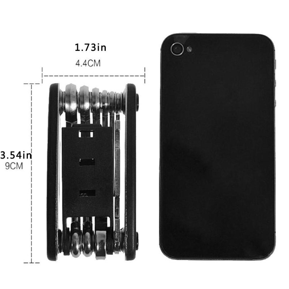 Mini kleine draagbare 16 in- in-1 multifunctionele reparatieset voor mountainbikes en fietsen