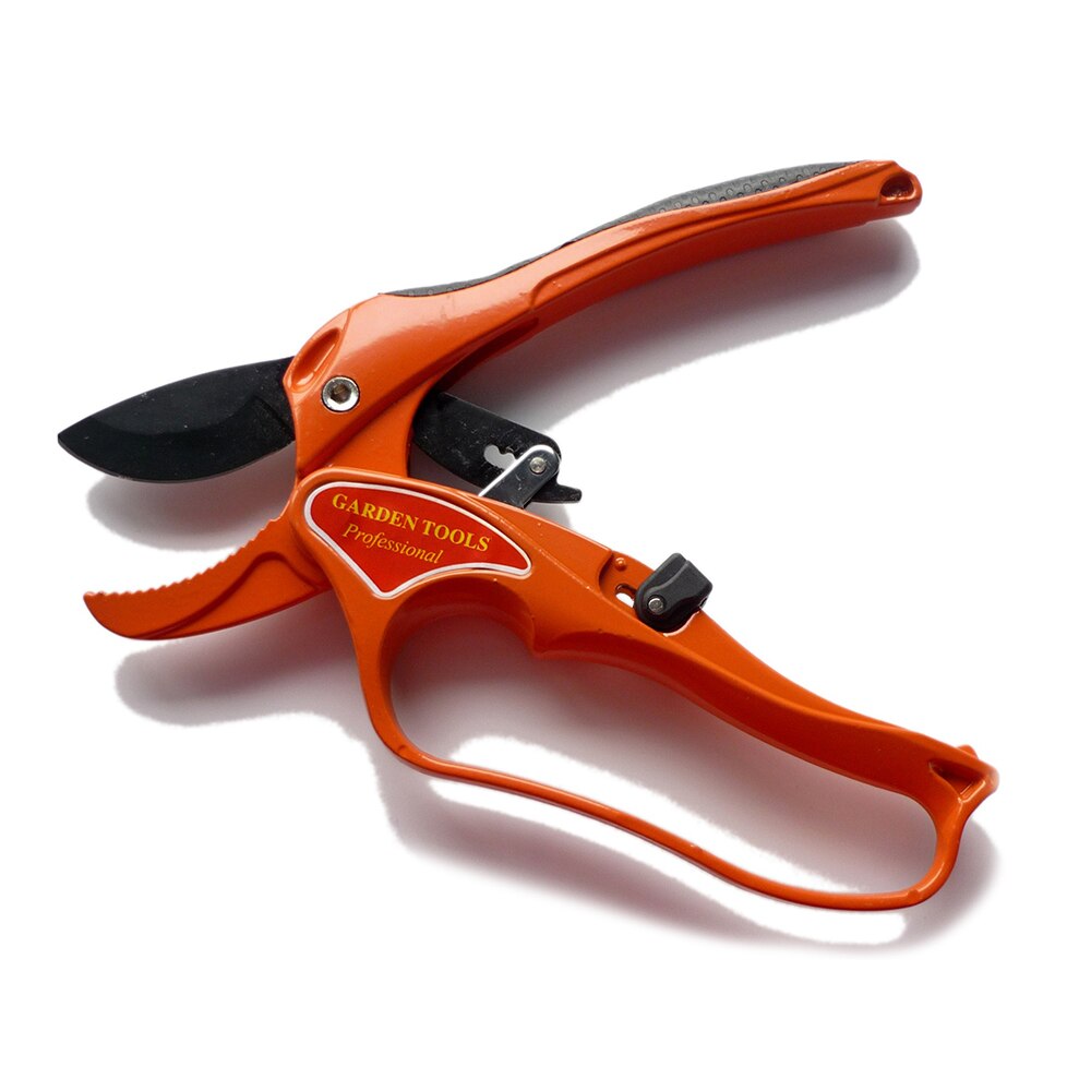 Garden Pruning Shears Fruit Tree Grapes Pruning Scissors Bonsai Branch Pruners Gardening SK-5 Stainless Steel Secateurs Tools: Orange
